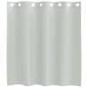 Voile Curtains with Grommets - Light Grey, 140x140 cm (2 pcs)