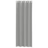 Light Grey Voile Curtains with Grommets - 2 pcs 140x260 cm