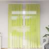  Voile Curtains with Tab Top 2 pcs Apple Green Colour apple green Size 140 x 260 cm Quantity in Package 1 Model with tab top 