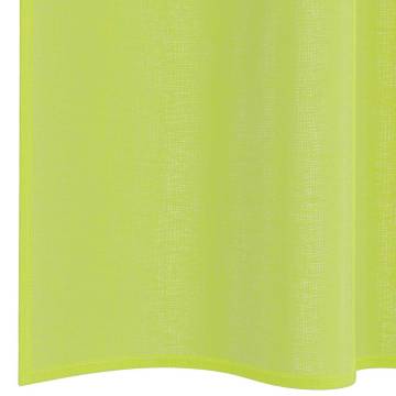 Voile Curtains with Tab Top - Apple Green | HiPoMarket