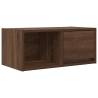 Brown Oak TV Cabinet - Durable Engineered Wood | Hipomarket