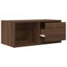 Brown Oak TV Cabinet - Durable Engineered Wood | Hipomarket