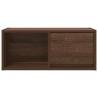 Brown Oak TV Cabinet - Durable Engineered Wood | Hipomarket