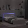 Stylish Bed Frame with LED Headboard - 140x200 cm - Hipo Market