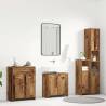  4 Piece Bathroom Furniture Set Old Wood Engineered Wood Colour old wood Number of 4 Number of Pieces 1 