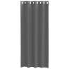 Voile Curtains with Grommets - Dark Grey 140x245 cm - 2 pcs