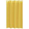 Voile Curtains with Grommets - Yellow | 2 pcs | HipoMarket