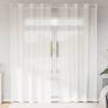  Voile Curtains with Grommets 2 pcs White Colour white Size 140 x 225 cm Quantity in Package 1 Model with grommets 