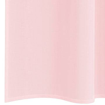 Light Pink Voile Curtains with Loops - 140x140 cm | HipoMarket