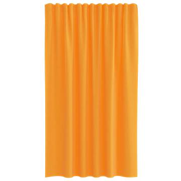 Voile Curtains with Loops - Orange 140x140 cm (2 pcs)