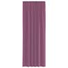 Voile Curtains with Loops - Purple 140x260 cm - 2 pcs