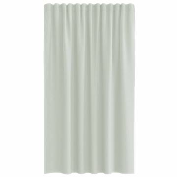 Voile Curtains with Loops 2 pcs Light Grey - 140x175 cm