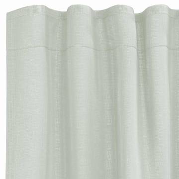 Voile Curtains with Loops 2 pcs Light Grey - 140x175 cm