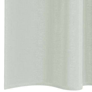 Voile Curtains with Loops 2 pcs Light Grey - 140x175 cm