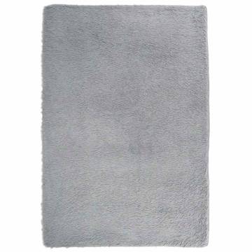 Shaggy Rug High Pile Silver Grey 120x170 cm - Hipomarket