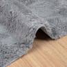 Shaggy Rug High Pile Silver Grey 120x170 cm - Hipomarket