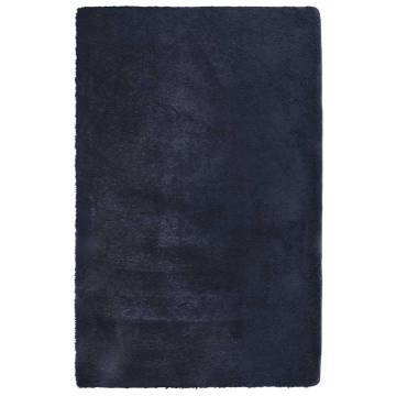 Shaggy Rug High Pile Navy 130x200 cm - Stylish Comfort