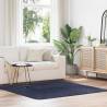  Shaggy Rug High Pile Navy 160x160 cm Polyester Colour navy Size 160 x 160 cm Shape square 