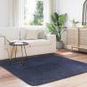 Shaggy Rug High Pile Navy 160x160 cm - Stylish Comfort