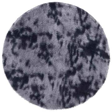 Shaggy Rug High Pile Dark Grey 100x100 cm - Hipomarket