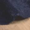 Shaggy Rug High Pile Navy 120x120 cm - Soft & Durable