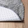 Shaggy Rug High Pile Silver Grey 240x240 cm | Hipo Market