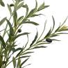 Artificial Olive Tree 800 Leaves 200 cm Green - Hipomarket