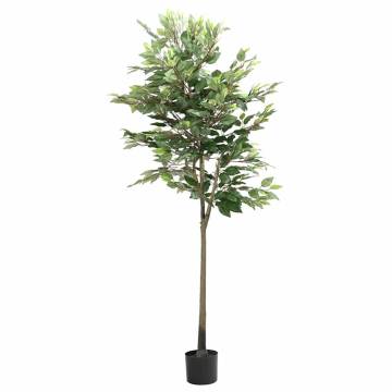 Artificial Ficus Tree - 756 Leaves, 170 cm Green - Hipo Market