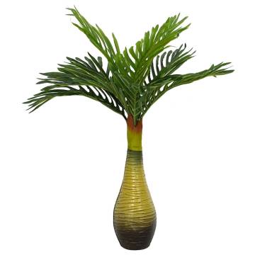 Artificial Palm Plant 9 Leaves 70 cm - Fresh Green Decor