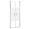 Half Frosted Shower Door ESG 86x190 cm | Hipomarket UK