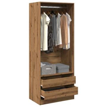 Wardrobe Artisian Oak 80x50x200 cm - Stylish Storage Solution