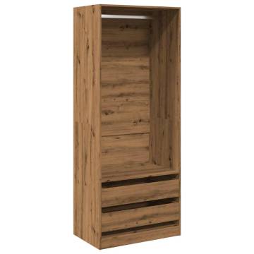 Wardrobe Artisian Oak 80x50x200 cm - Stylish Storage Solution