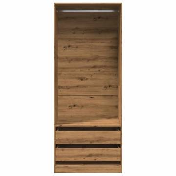 Wardrobe Artisian Oak 80x50x200 cm - Stylish Storage Solution