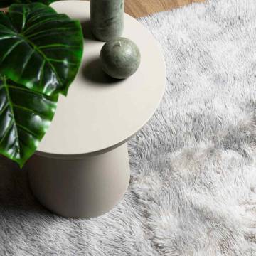 Shaggy Rug High Pile Light Grey 200x200 cm - Hipomarket