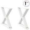  Coffee Table Legs 2 pcs White 60x(42-43.3) cm Steel Colour white Size 60 x (42-43.3) cm Quantity in Package 1 Number of 