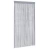 String Curtains (2 pcs, Light Grey) 100x250 cm - Hipo Market