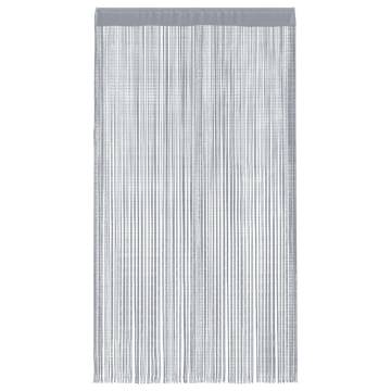 String Curtains (2 pcs, Light Grey) 100x250 cm - Hipo Market