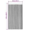 String Curtains (2 pcs, Light Grey) 100x250 cm - Hipo Market