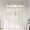  Voile Curtains with Tab Top 2 pcs Cream Colour cream Size 140 x 245 cm Quantity in Package 1 Model with tab top 