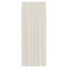 Voile Curtains with Tab Top - 2 pcs Cream | HipoMarket UK