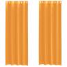 Voile Curtains with Grommets - Orange 140x300 cm - 2 pcs