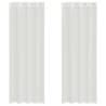 Voile Curtains with Grommets - 2 pcs White | HipoMarket