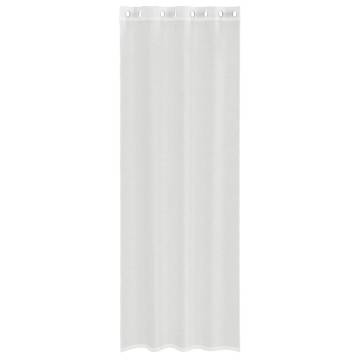 Voile Curtains with Grommets - 2 pcs White | HipoMarket