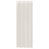 Voile Curtains with Grommets - Cream 140x260 cm (2 pcs)