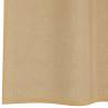 Voile Curtains with Rod Pockets - 2 pcs Sand | Hipomarket