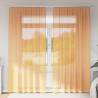  Voile Curtains with Loops 2 pcs Orange 140x225 cm Colour orange Size 140 x 225 cm Quantity in Package 1 Model with loops 