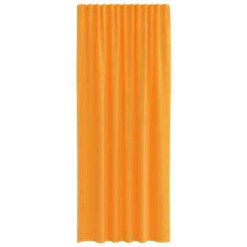 Voile Curtains with Loops - Orange 140x225 cm (2 pcs)