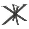  Dining Table Leg Spider Shape Anthracite 120x68x(72-73) cm Steel Colour anthracite Size 120 x 68 x (72-73) cm Quantity in Package 1 Number of 