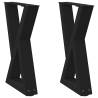 Coffee Table Legs - 2 pcs Black Steel | Hipomarket