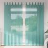  Voile Curtains with Rod Pockets 2 pcs Turquoise Colour turquoise Size 140 x 225 cm Quantity in Package 1 Model with rod pockets 